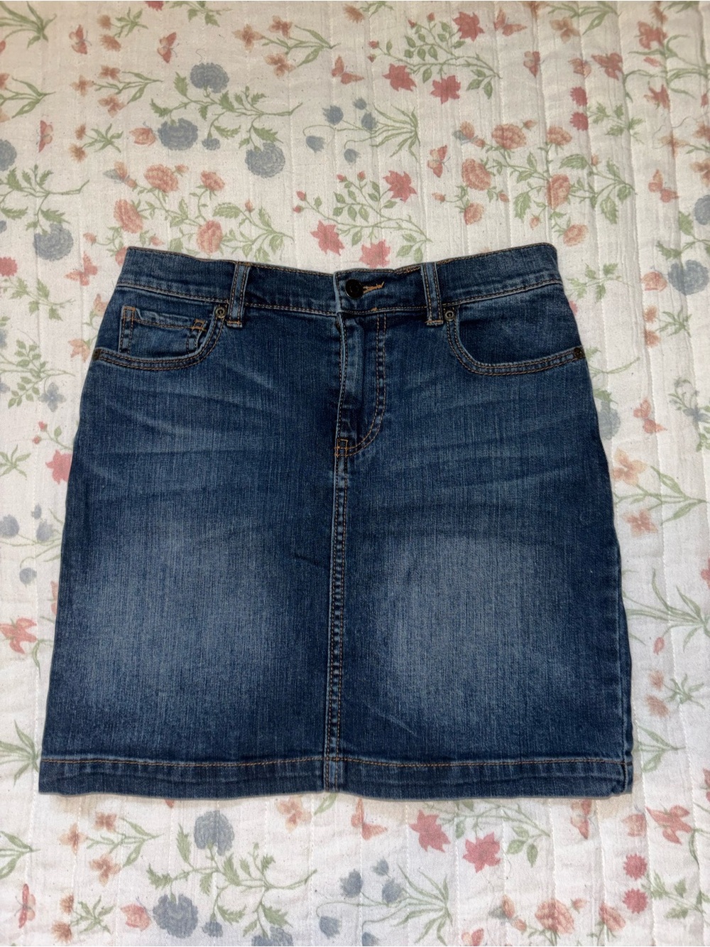 Joe Fresh Medium Blue Denim Mini Skirt